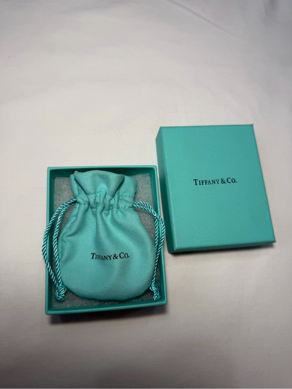 Tiffany & Co Sterling Silver Blue Enamel Heart Tag Bracelet Sterling Silver - Picture 7 of 7